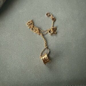 costume with 18k rose gold Necklace